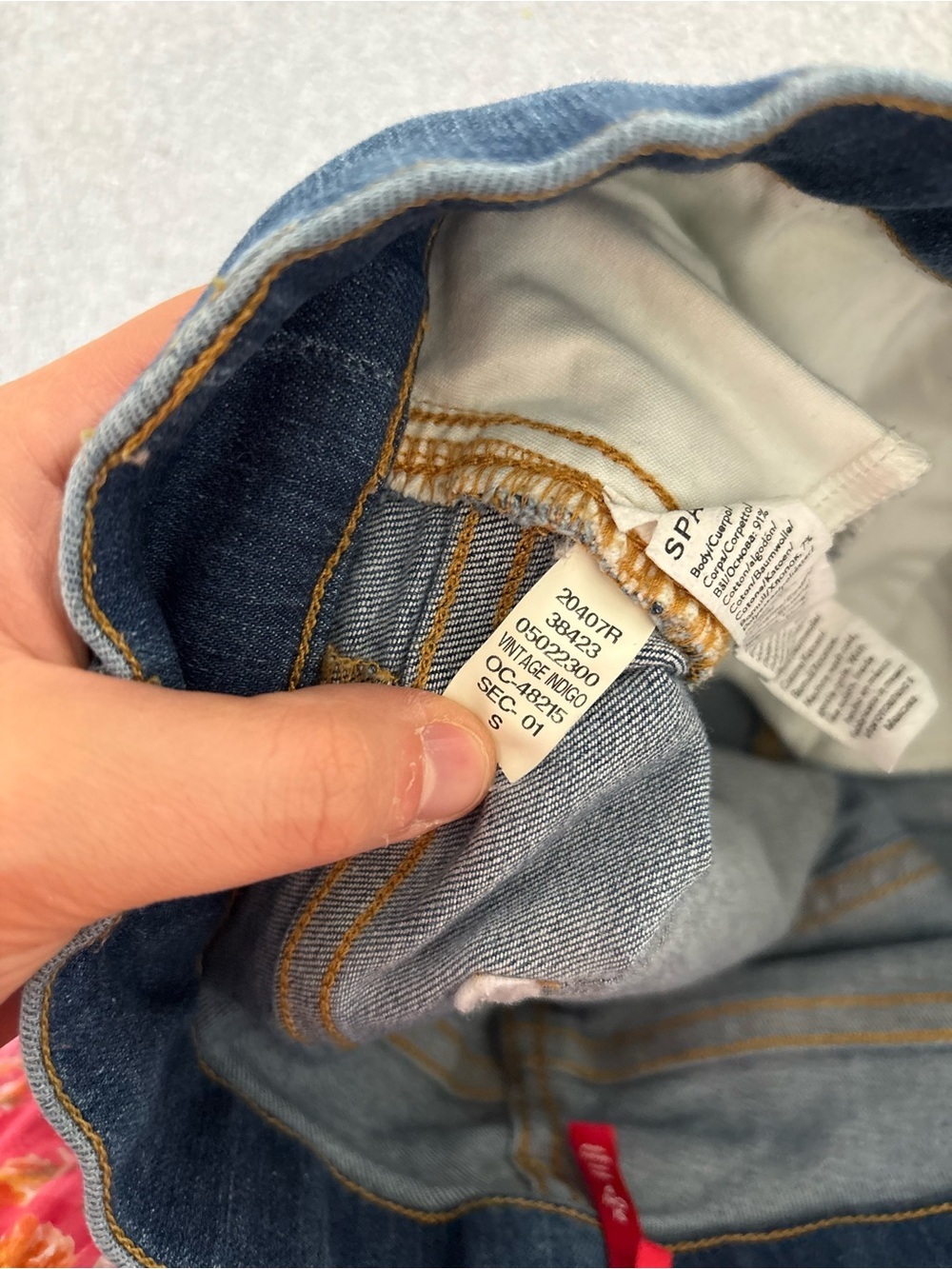 SPANX Vintage Indigo Wide Leg Jeans Size Small Pull-On Shaping Denim Boho Casual - Picture 7 of 14